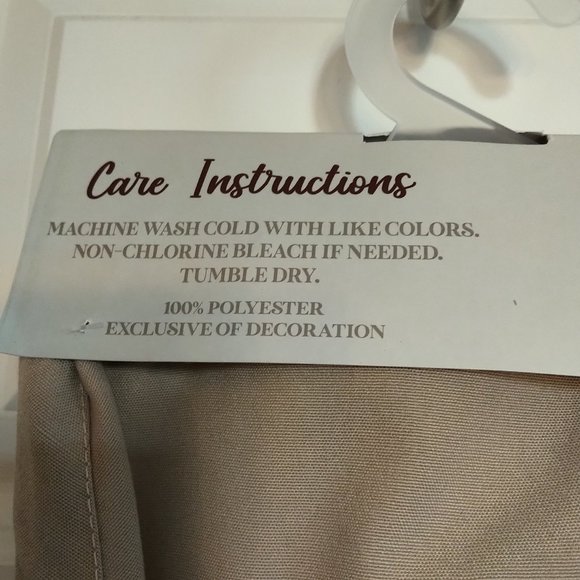 NWT Monogrammed L Ktichen Apron Autumn Pumpkin Tan 30 x 32" neck & waist tie - Picture 3 of 9